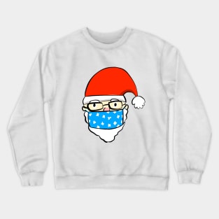Covid Quarantine Santa 2020 Crewneck Sweatshirt